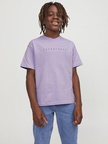 Jack & Jones Junior Shirt in Lila: voorkant