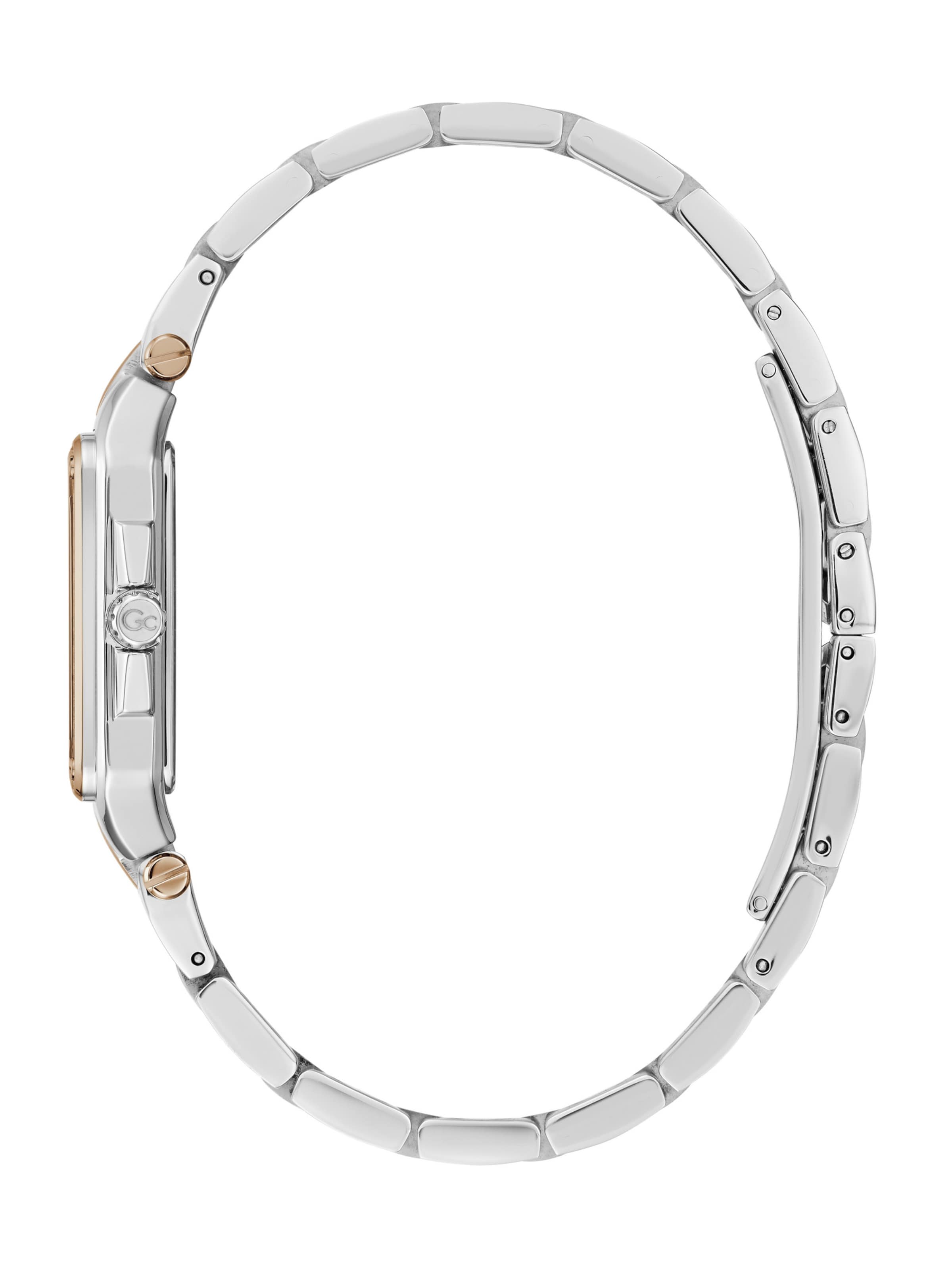 Gc Analoguhr in Silber