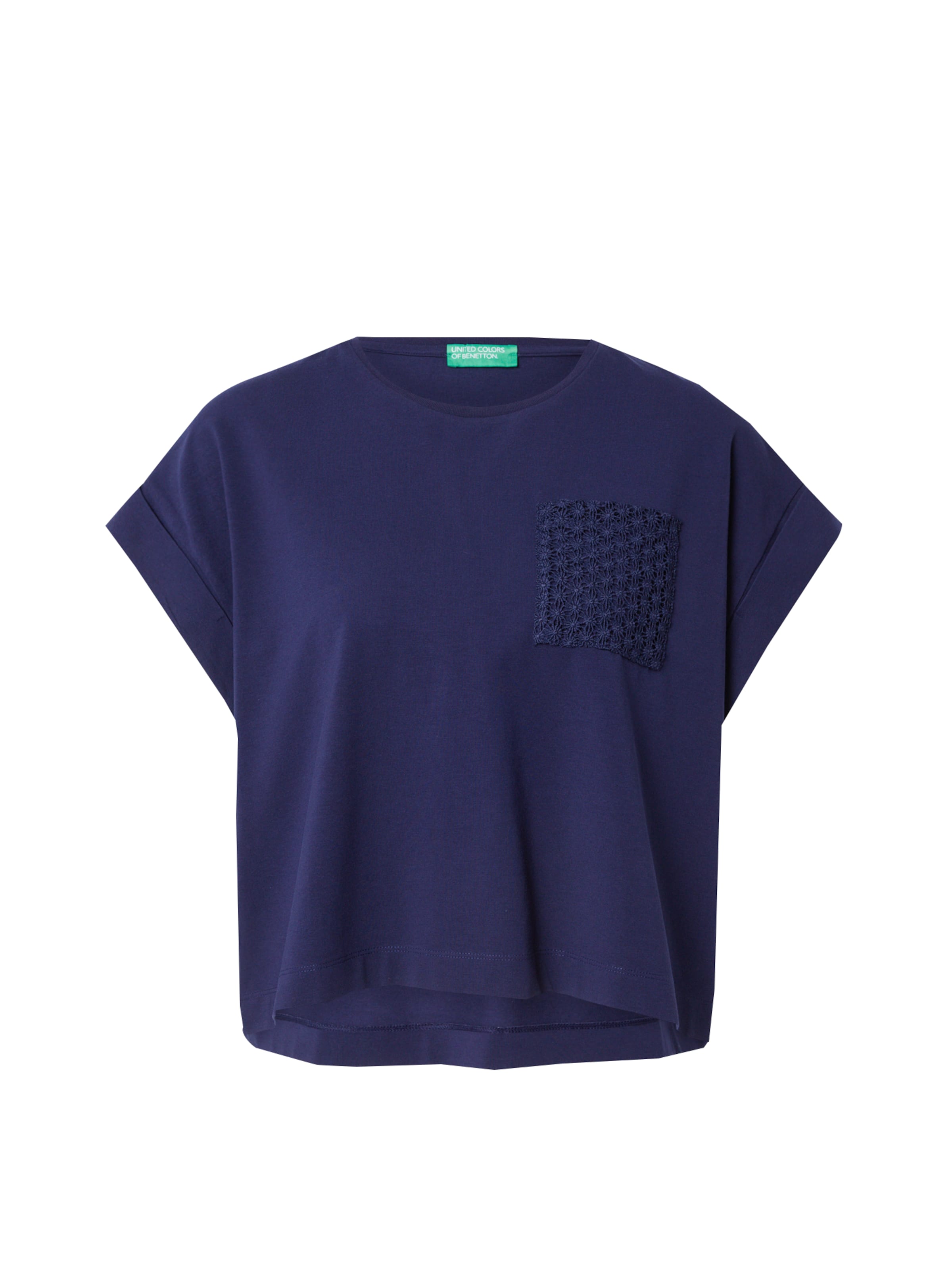 UNITED COLORS OF BENETTON Μπλουζάκι σε μπλε: μπροστά