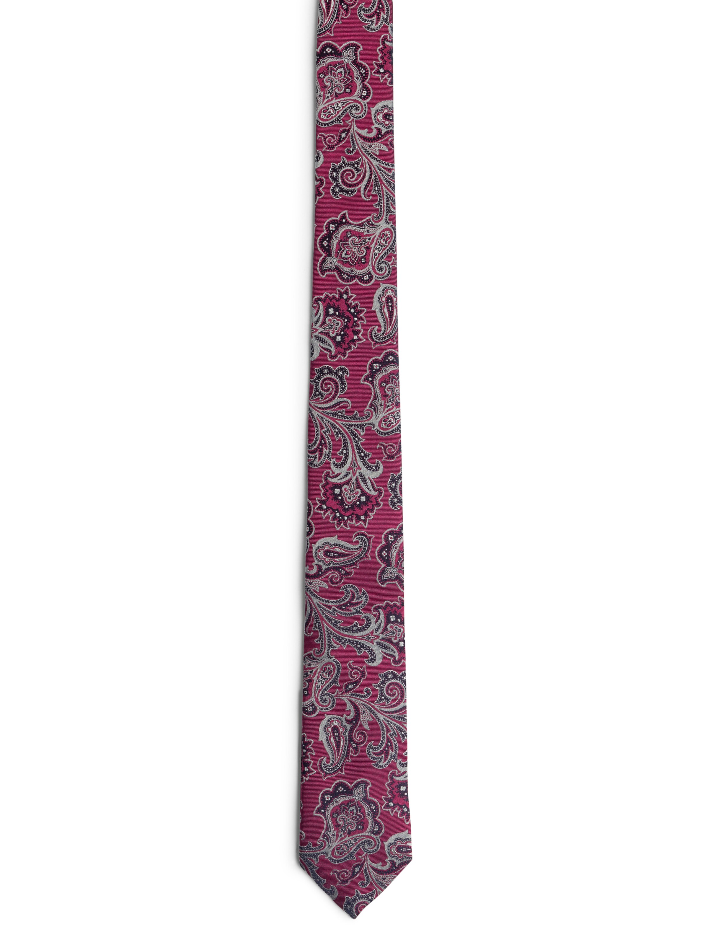 Andrew James Tie in Purple: front