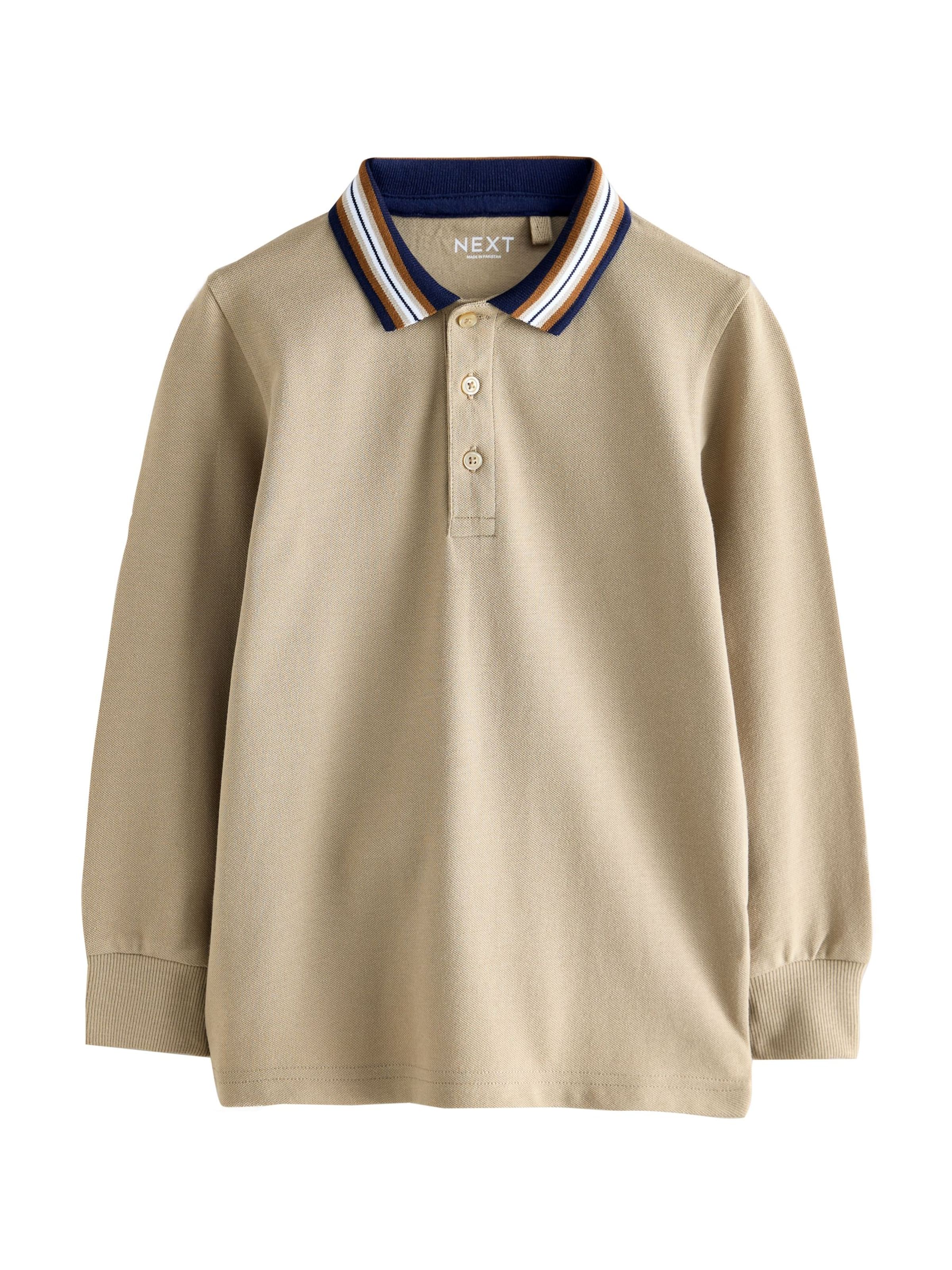 Next T-Shirt en beige / bleu marine / umbra / blanc, Vue avec produit