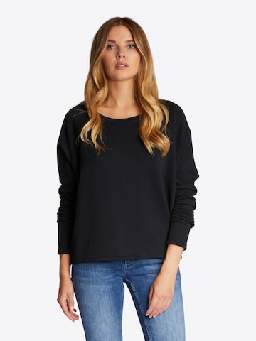 Rich & Royal Sweatshirt in Black: front