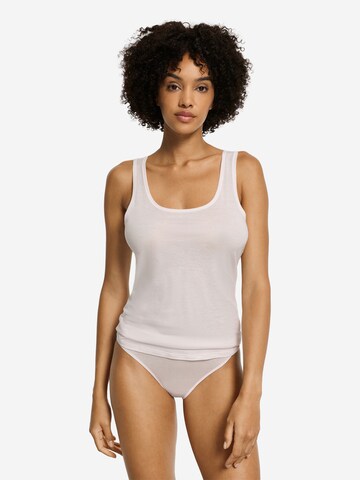 Hanro Tanktop ' Ultralight ' in Weiß: Vorderseite
