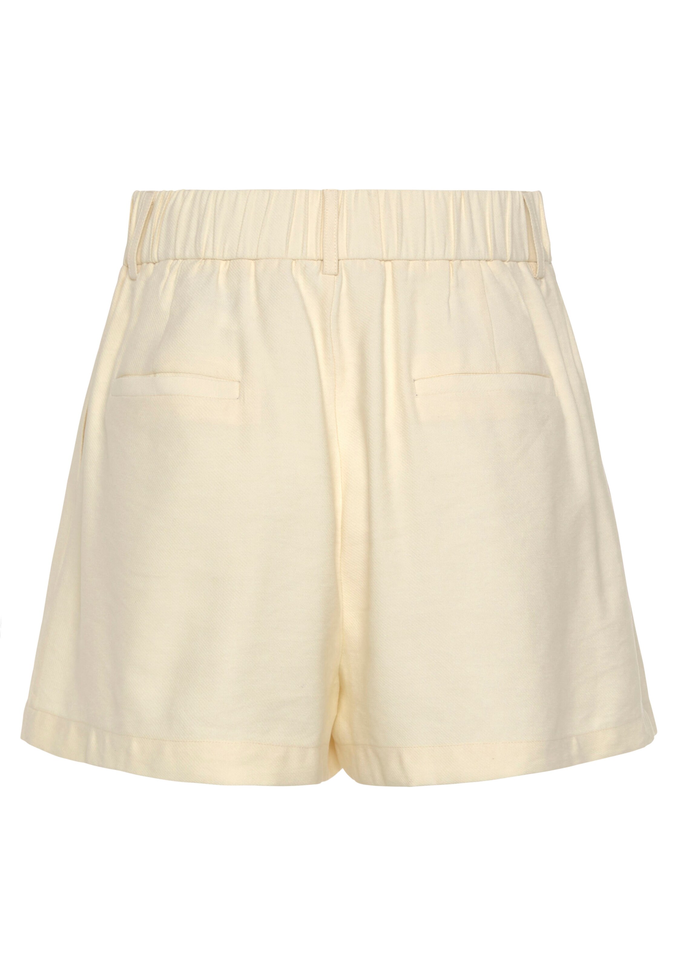 LASCANA Loose fit Pleat-front trousers in Beige
