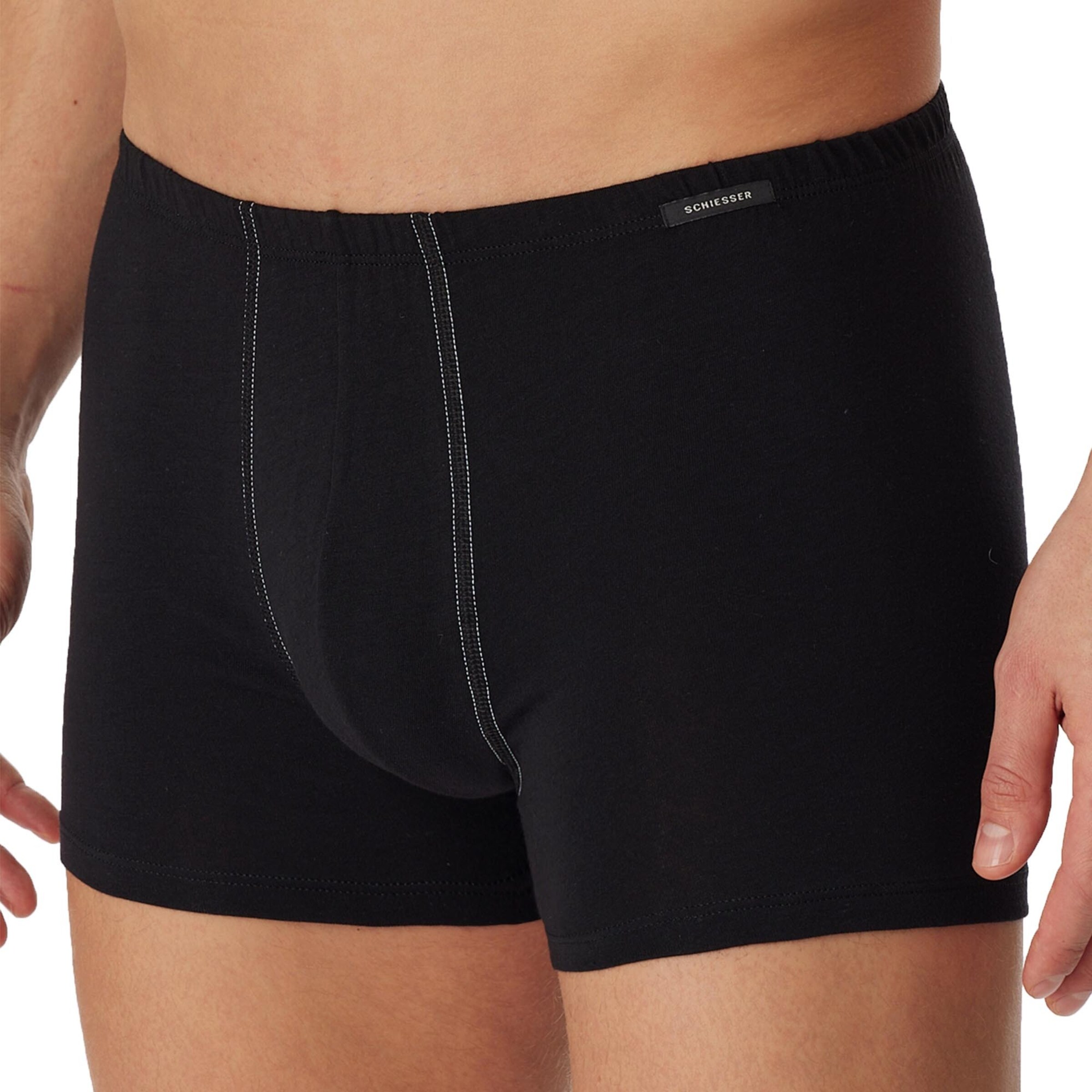 SCHIESSER Boksershorts i sort: forside