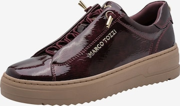 Baskets basses MARCO TOZZI en rouge : devant
