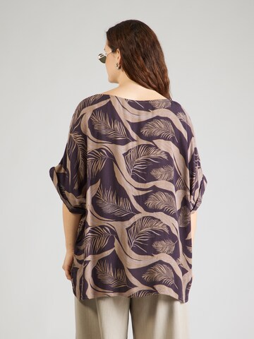 ONLY Carmakoma Blouse 'CARVilma' in Brown