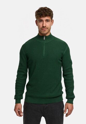 INDICODE JEANS Trui ' Bull ' in Groen: voorkant