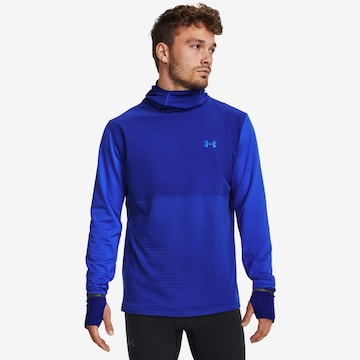 UNDER ARMOUR Athletic Sweatshirt in Blue: front