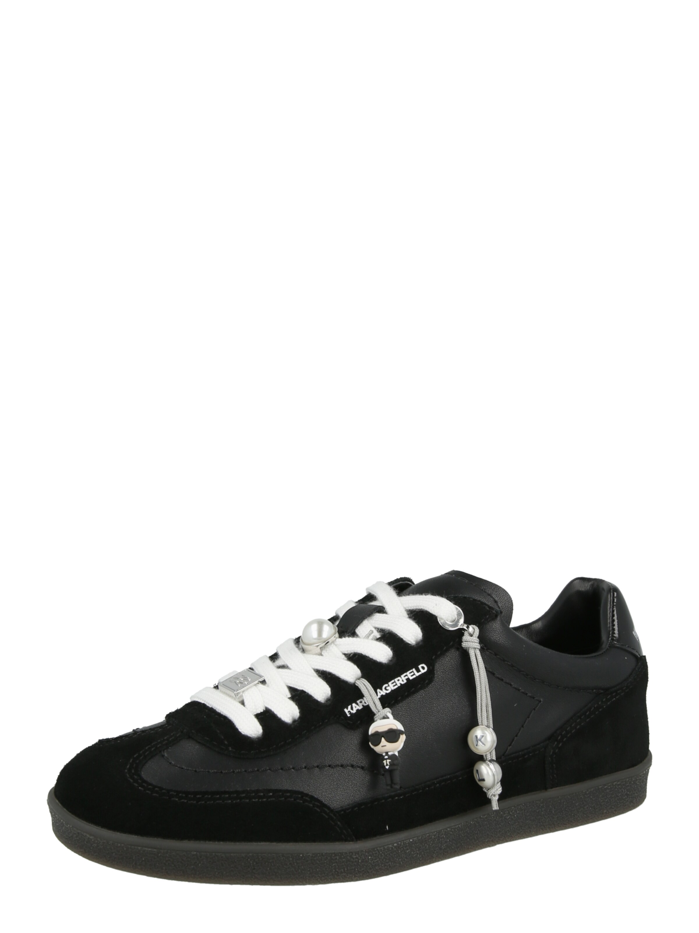 Karl Lagerfeld - Zapatillas deportivas bajas en negro: frente