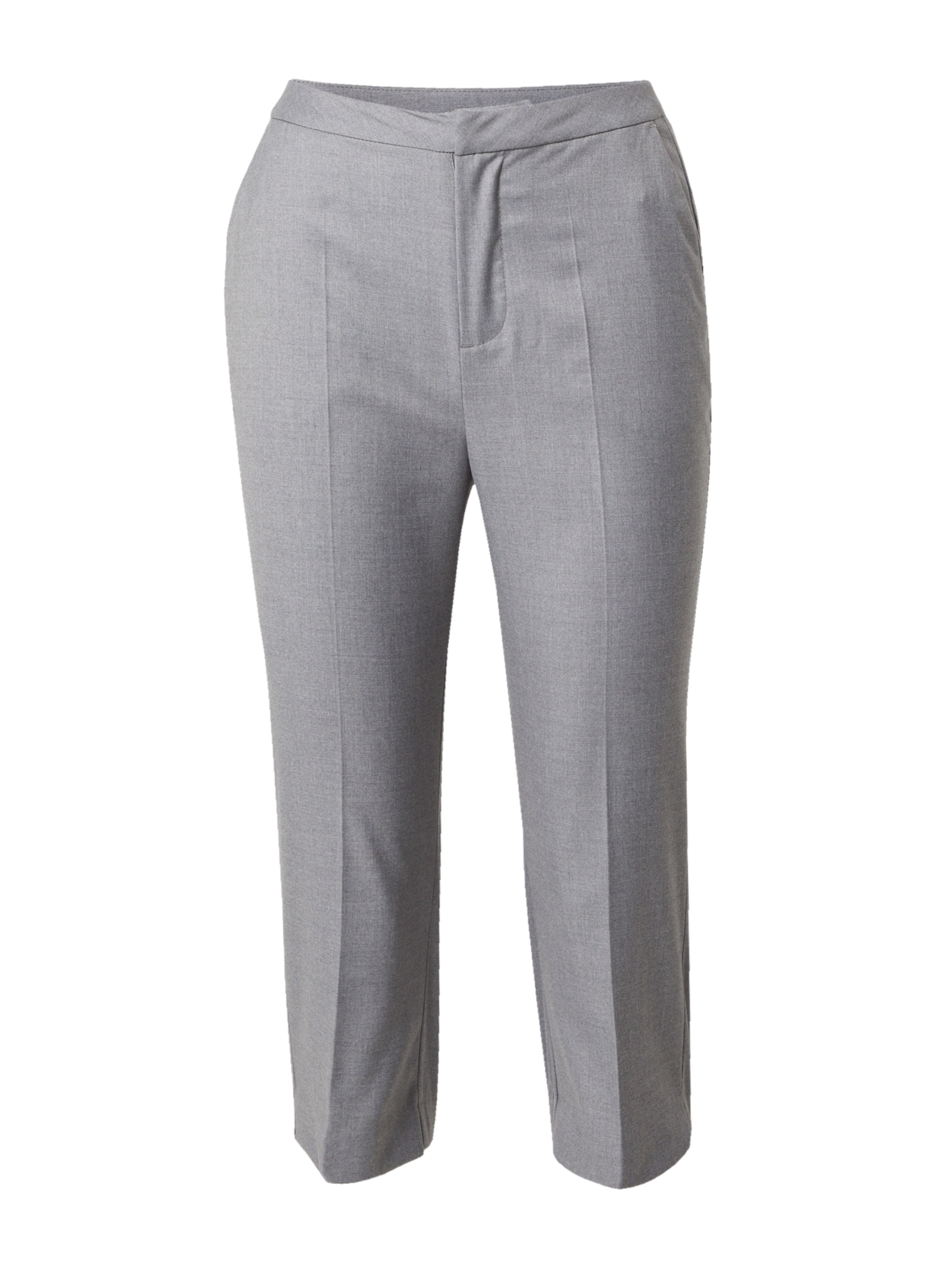 Bella x ABOUT YOU Regularen Hlače na rob &#x27;Carmen&#x27; | siva barva: sprednja stran