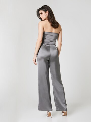 LENI KLUM x ABOUT YOU Wide leg Broek 'Kira' in Grijs