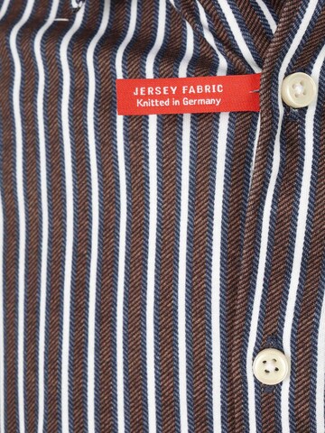 DESOTO Slim fit Button Up Shirt in Brown