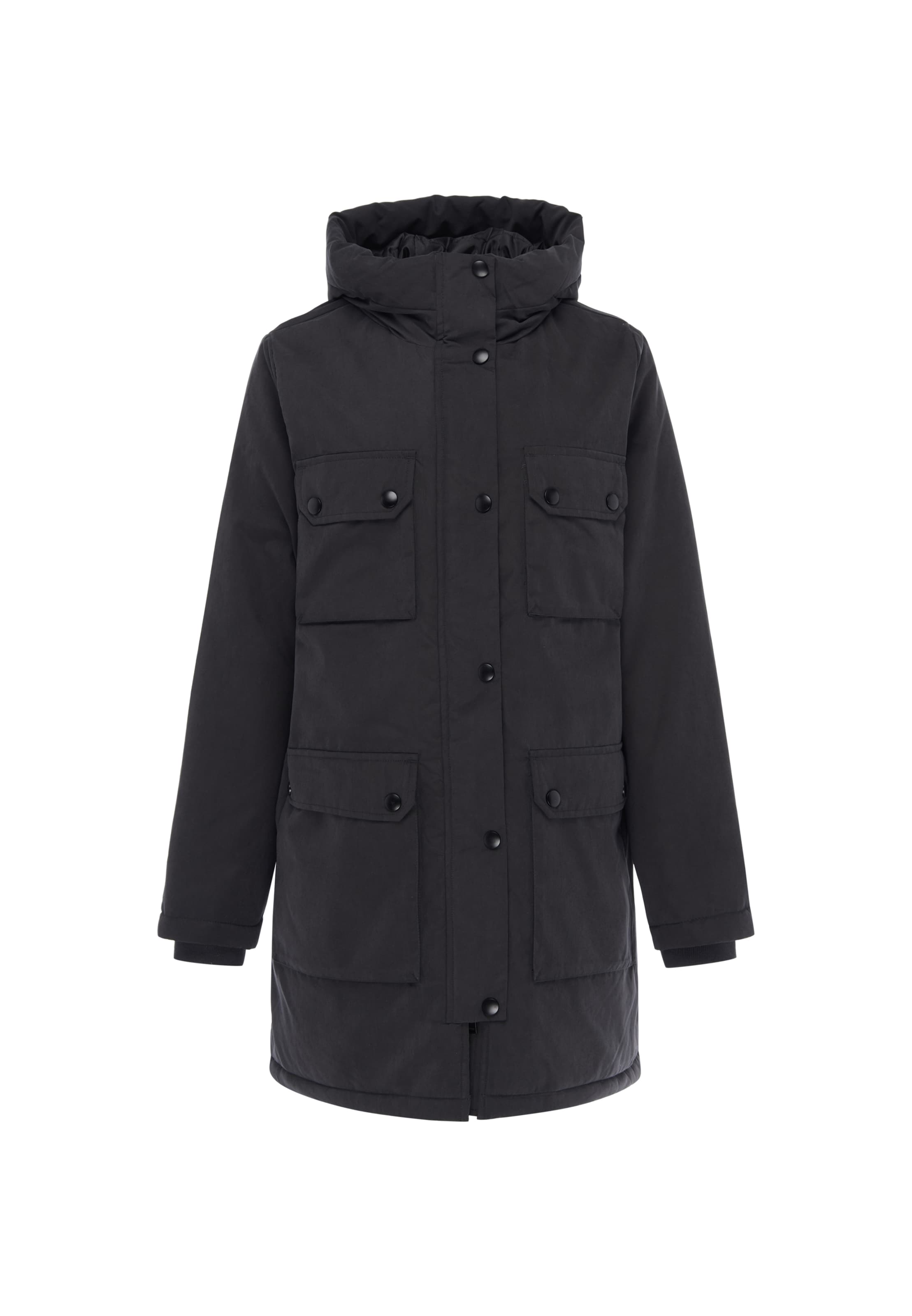 Usha - Chaqueta de entretiempo en negro: frente
