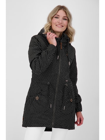 alife & kickin Winter parka 'CHARLOTTE AK' in Black: front