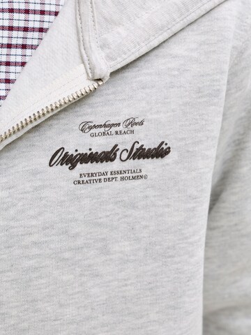 Jack & Jones Junior Sweatvest 'JORNORREBRO TYPO' in Wit