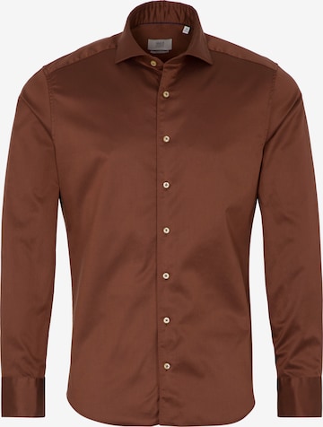 ETERNA Business Shirt in Brown: front