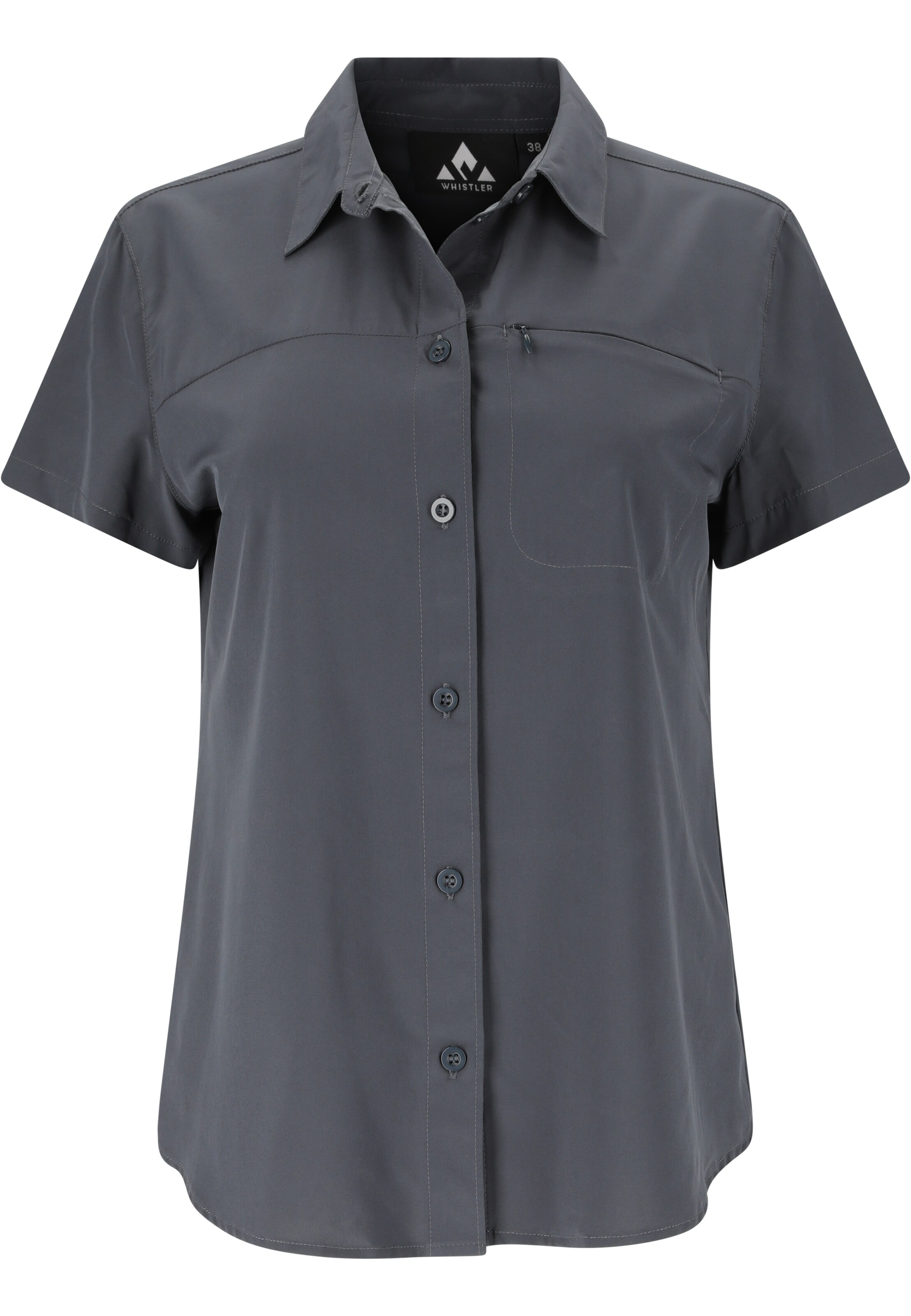 Whistler Athletic button up shirt 'Jeromy' in Blue: front