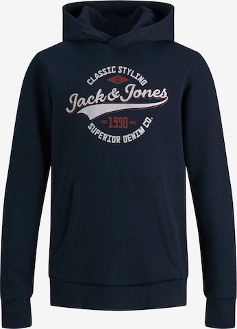 Sweat Jack & Jones Junior en bleu : devant