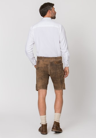 STOCKERPOINT Comfort fit Klederdracht overhemd 'Rosario' in Wit
