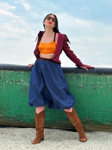 IUnique Skirt 'Pirate' in Blue