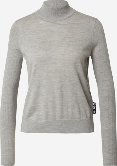 HUGO Пуловер 'Sedennian' в сив меланж, Преглед на продукта