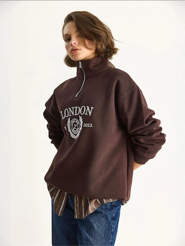 Sweat-shirt Bianco Lucci en marron