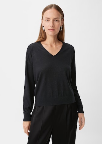 Pull-over COMMA en noir : devant