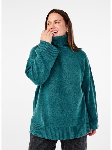 Zizzi - Pullover 'Cavista' em verde: frente