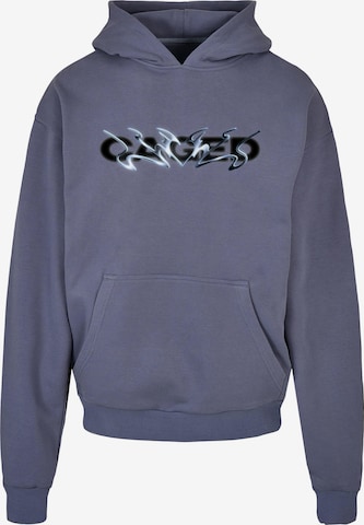 Sweat-shirt 'Cagedchrome' MT Upscale en bleu : devant