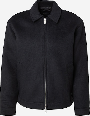 Abercrombie & FitchPrijelazna jakna - crna boja: prednji dio