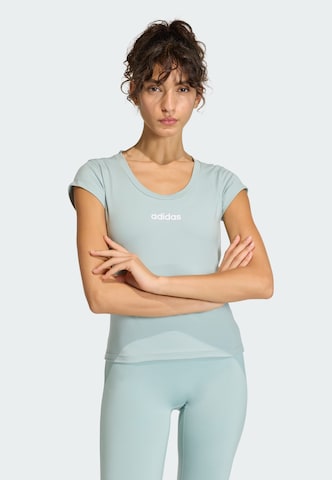 ADIDAS PERFORMANCE - Camiseta funcional 'Hyperglam' en verde: frente