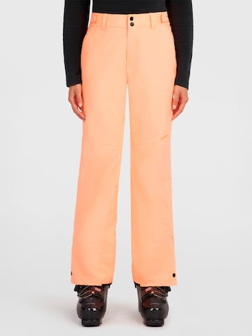 O'NEILL Slimfit Outdoorbroek in Oranje: voorkant