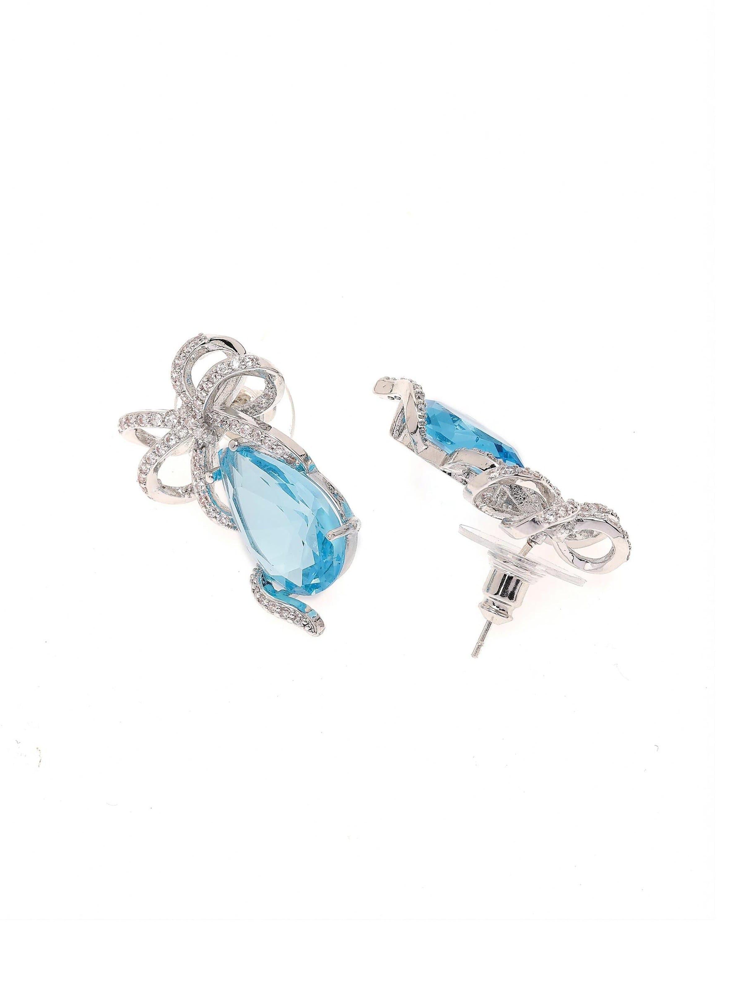AVANT-GARDE PARIS Earrings 'Wandaa' in Blue