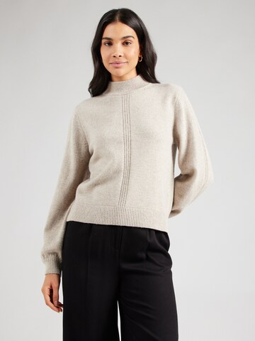 SELECTED Trui 'Nica' in Beige: voorkant
