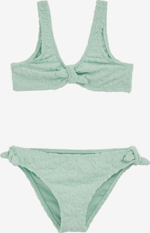 WE Fashion Kolmio Bikini värissä vihreä: etupuoli