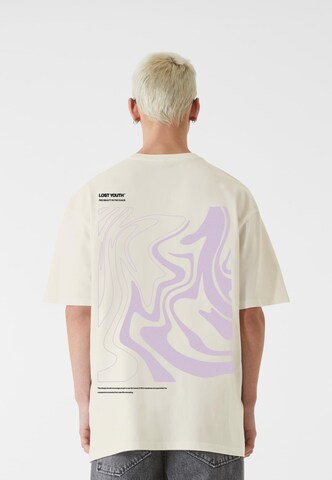 Maglietta 'Chaos' di Lost Youth in beige
