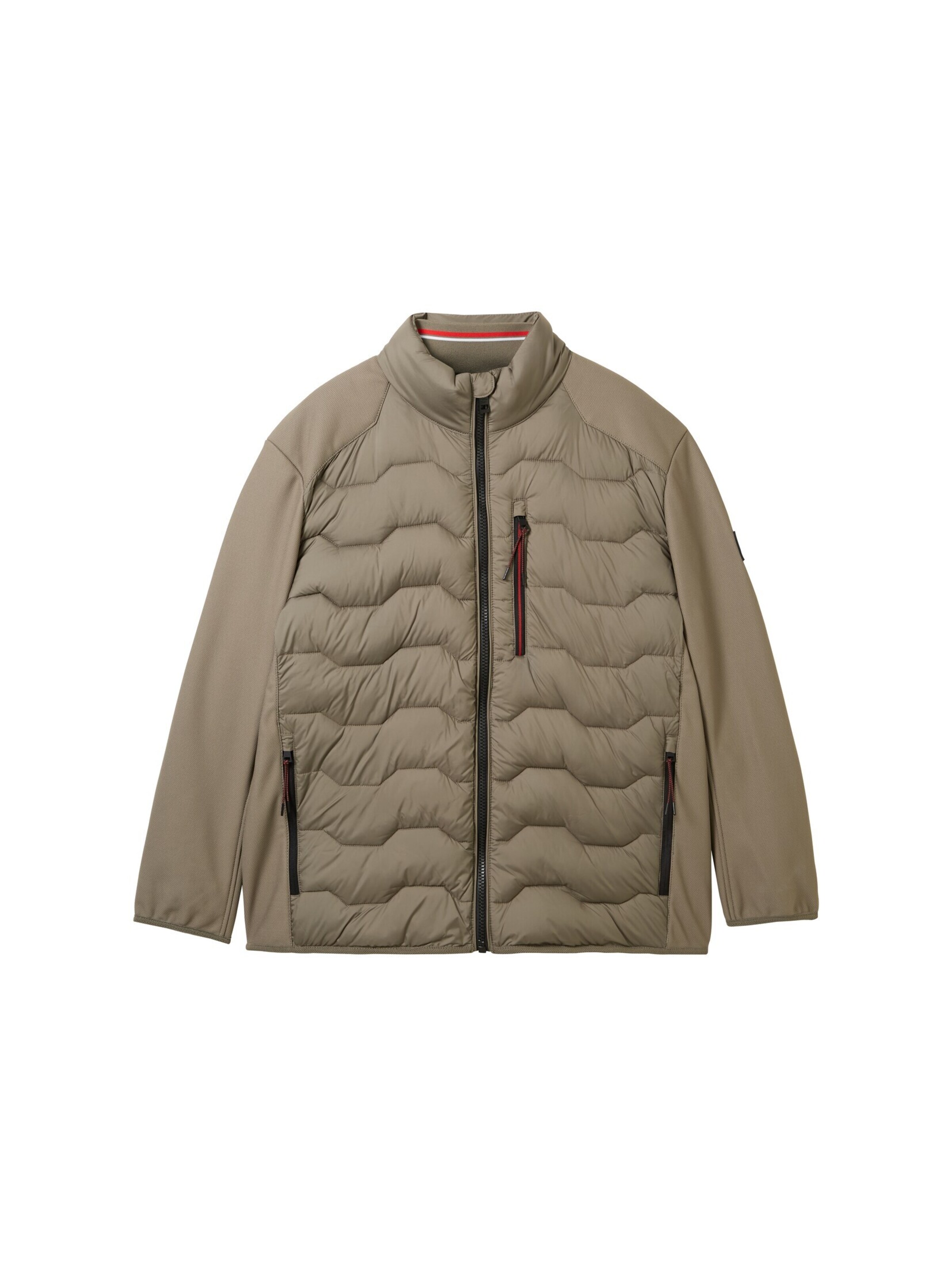 TOM TAILOR Men + Winter jacket in Beige: front