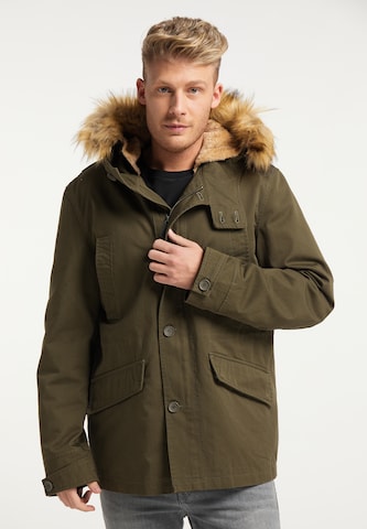 MO Winter Parka in Green: front