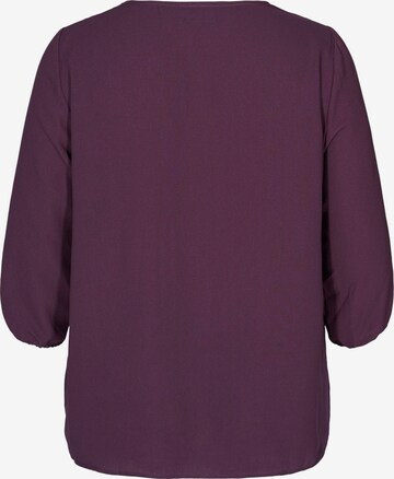 Zizzi - Blusa 'ECARLA' em roxo