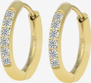Akzent Earrings 'Edelstahl, hautverträglich, D: 12 mm' in Gold: front