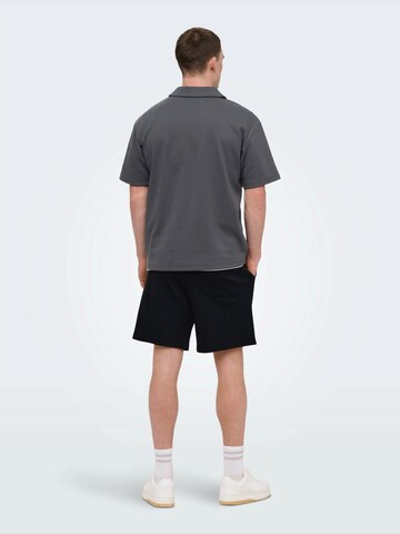 Only & Sons Poloshirt 'ONSNewkodyl' in Grau