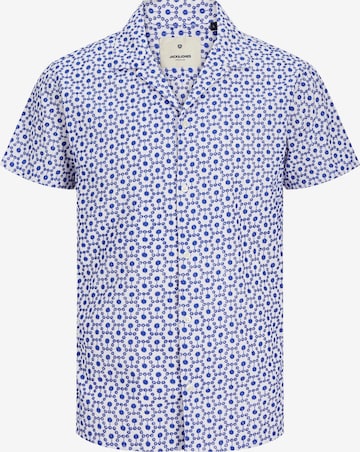 JACK & JONES Regular fit Button Up Shirt 'BLUE DAN' in Blue: front