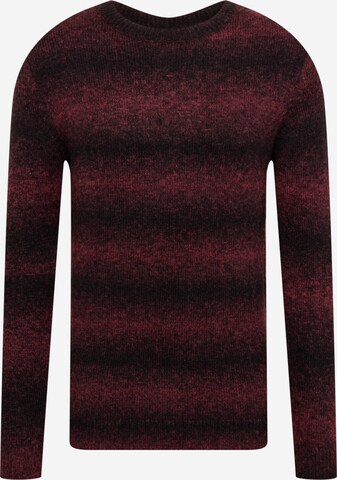 TOM TAILOR DENIM Sweater in Red: front