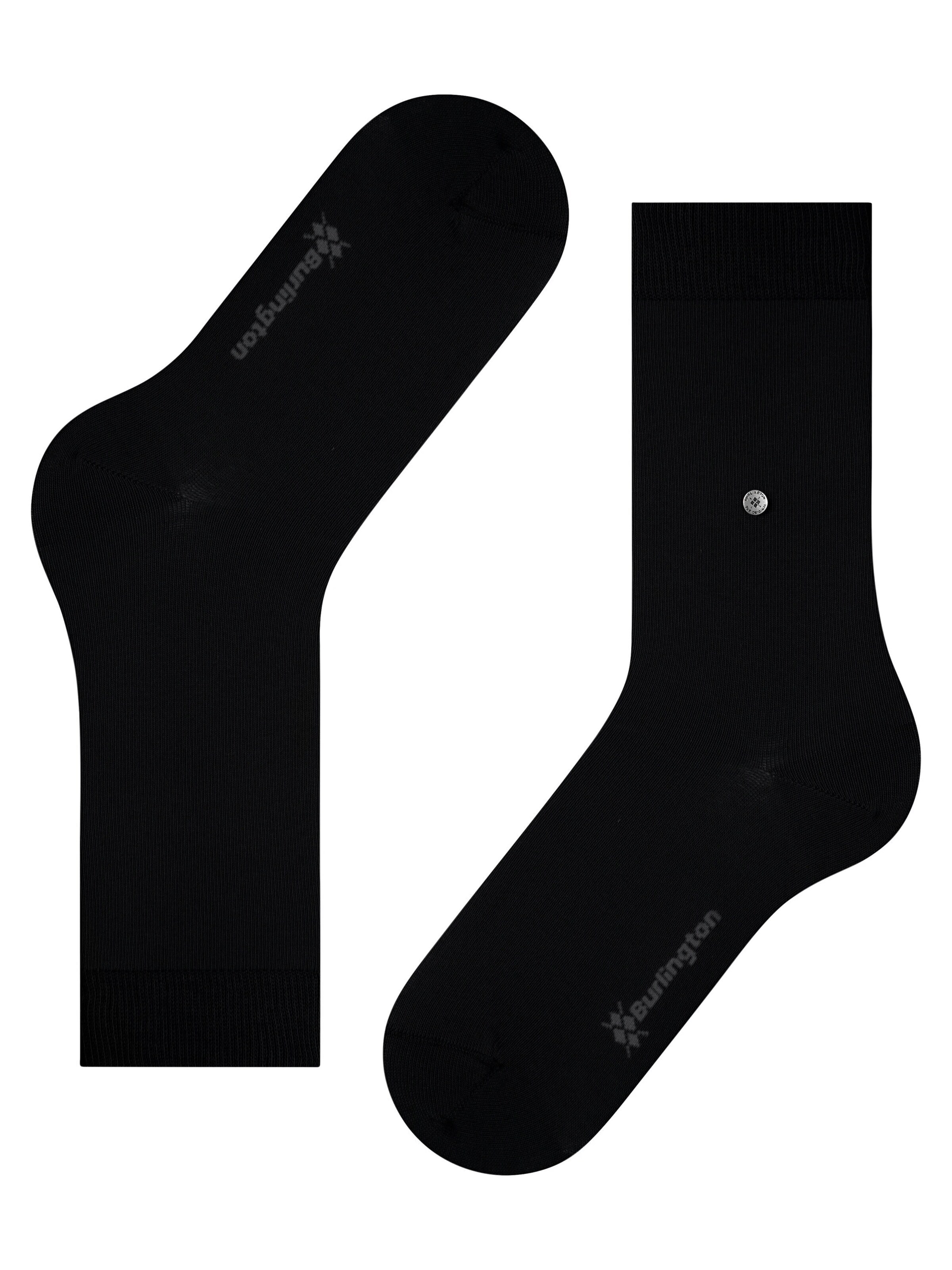 BURLINGTON Socken 'Lady'‌‌‌‌‌‌‌ in Schwarz