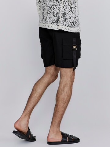 Regular Pantalon cargo SikSilk en noir