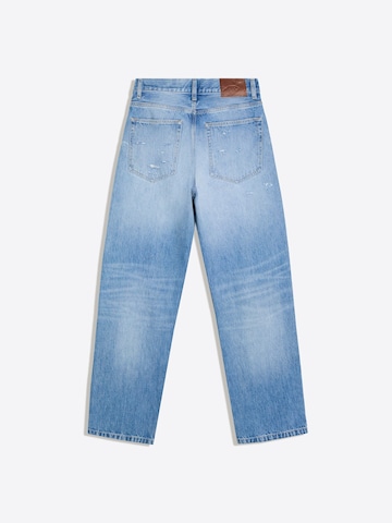 Bershka Loosefit Jeans i blå