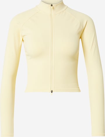 Aim'n Sportsweatjacke in Gelb: Vorderseite