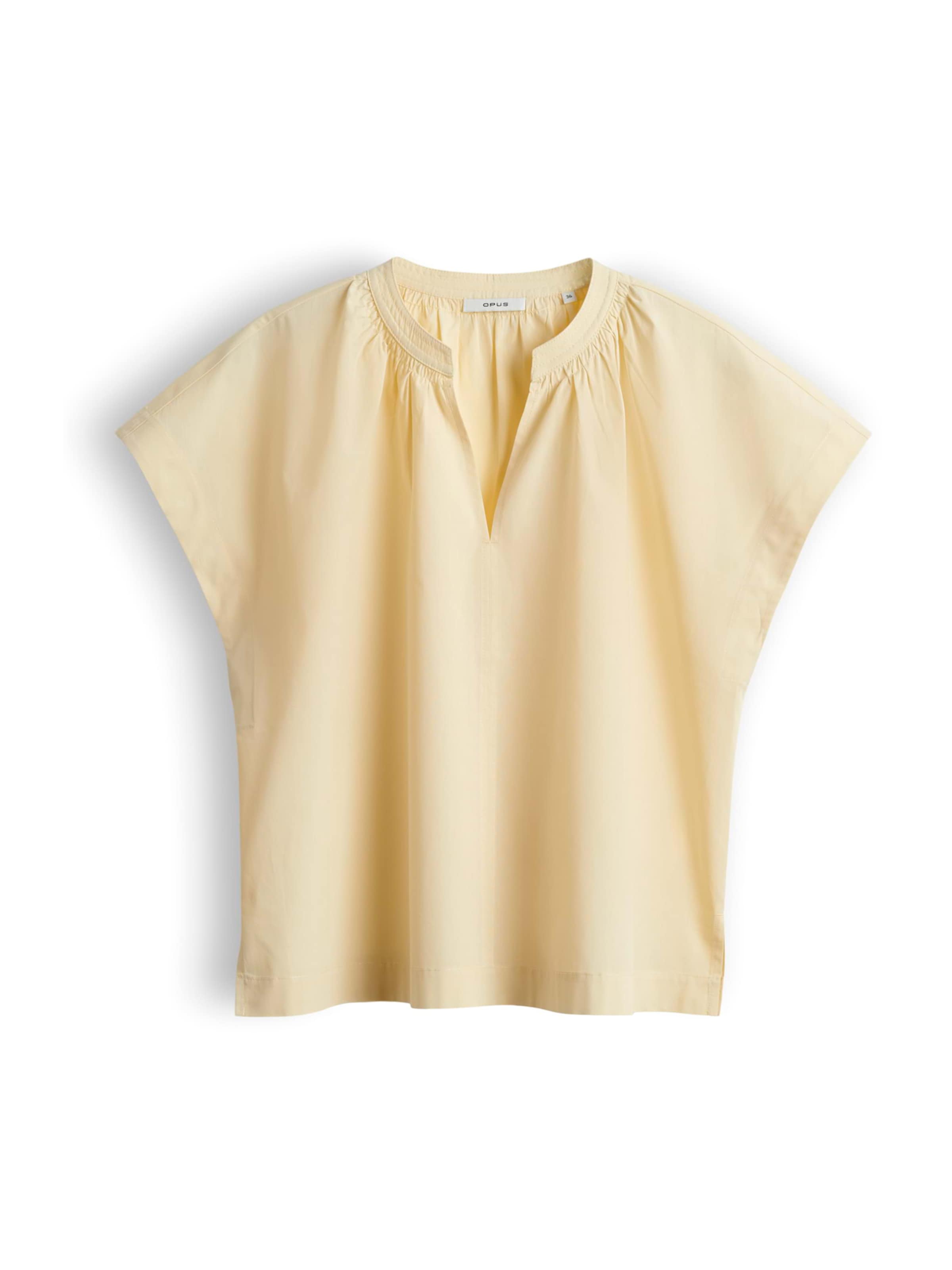 OPUS - Blusa 'Firu' en amarillo: frente