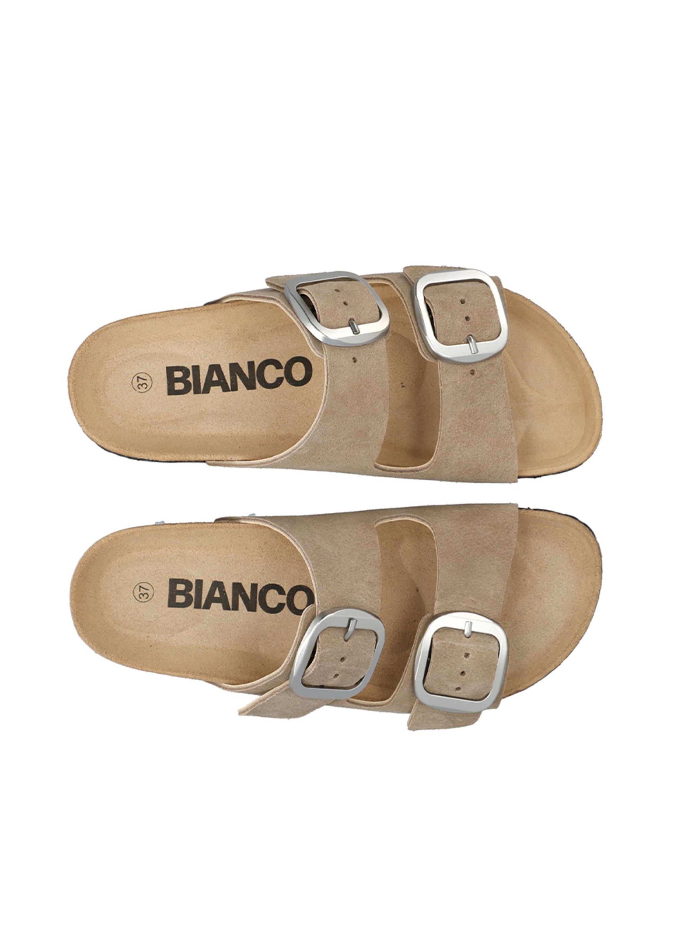 Bianco Mules 'Miami' in Beige
